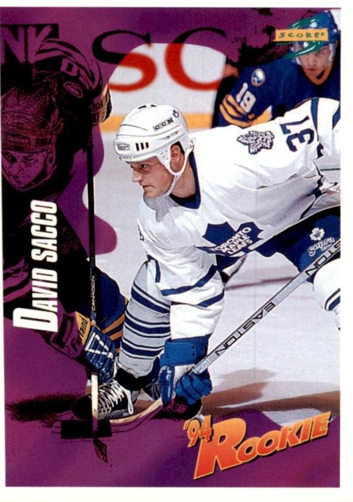 David Sacco #240 1994-95 Score Hockey