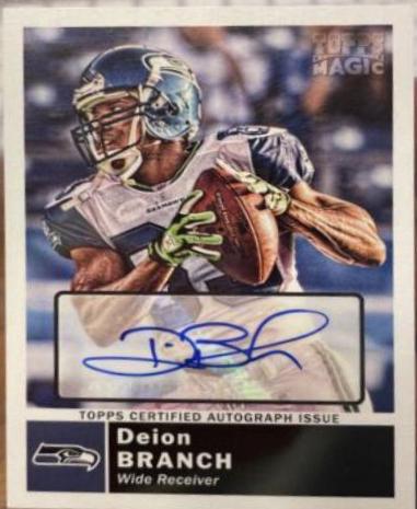 Deion Branch #72 2010 Topps Magic Football