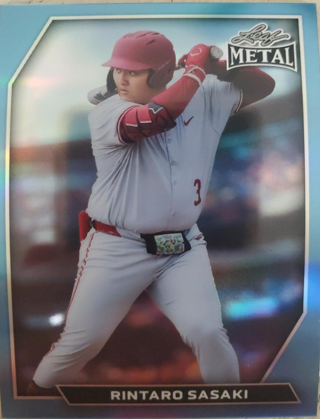 Rintaro Sasaki #145 2026 Leaf Metal Baseball