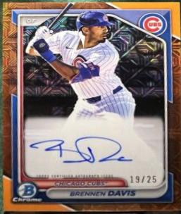 Brennen Davis [Orange Mojo Refractor] #BMA-BD