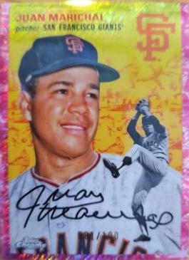 Juan Marichal [Cream Fuchsia Lava Refractor] #82