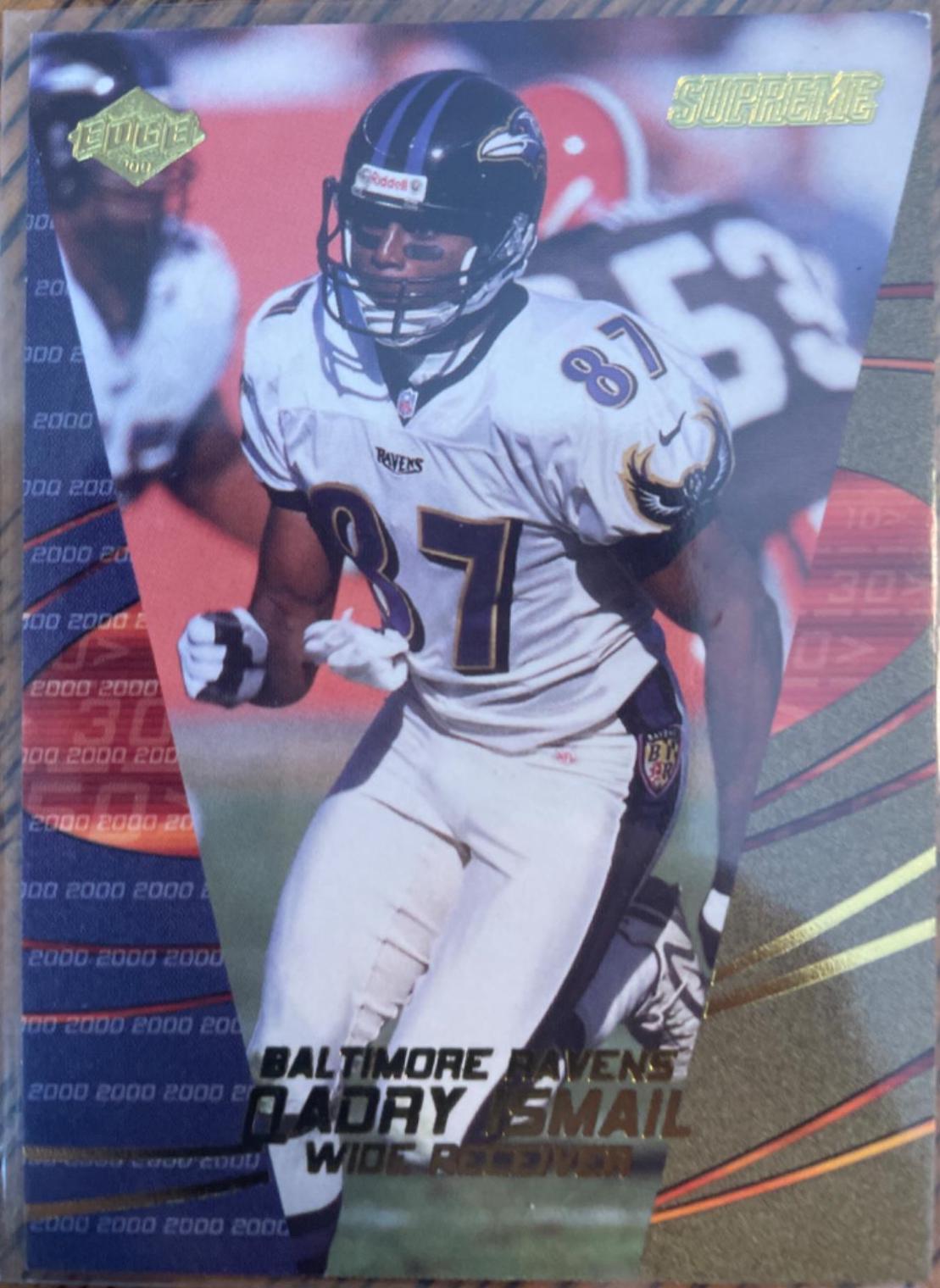 Qadry Ismail #11 Football Cards 2000 Collector's Edge Supreme