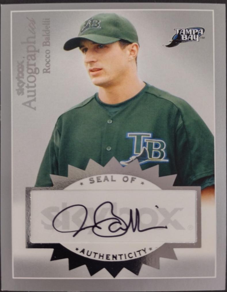 Rocco Baldelli #A-RB 2004 Skybox Autographics Autograph Baseball