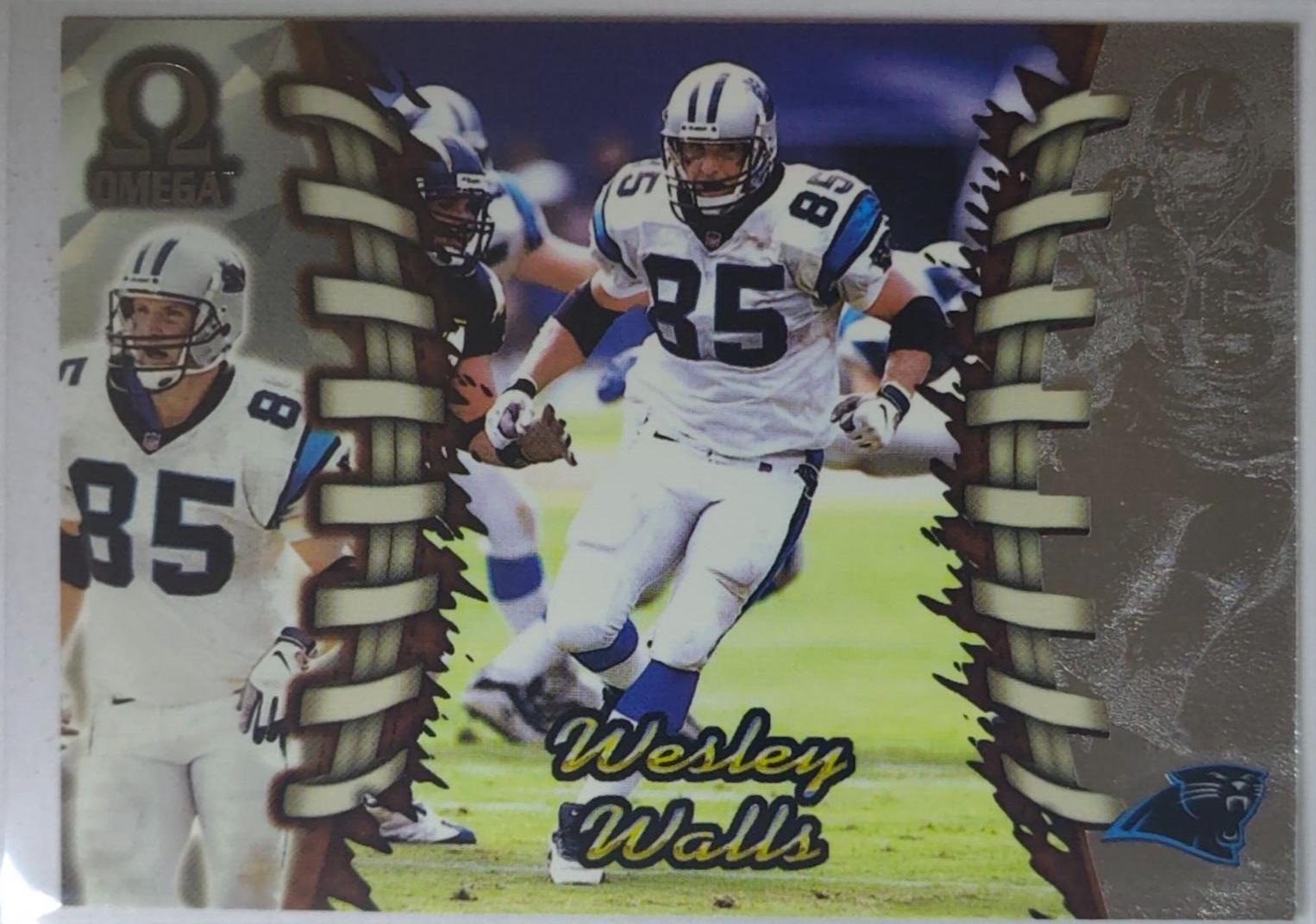 Wesley Walls #40 Football Cards 1998 Pacific Omega