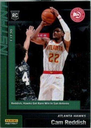 Cam Reddish Green #71 Basketball Cards 2019 Panini Instant