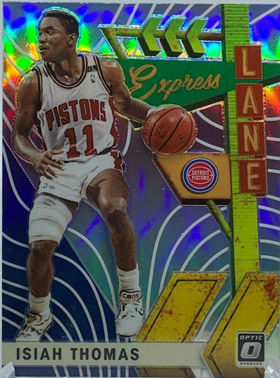 Isiah Thomas #2 Basketball Cards 2019 Panini Donruss Optic Express Lane