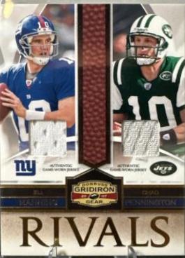 Eli Manning #R15 Football Cards 2007 Panini Donruss Gridiron Gear Rivals