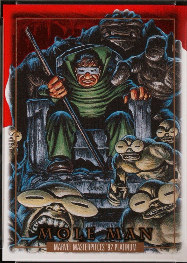 Mole Man Precious Metal Gems Red