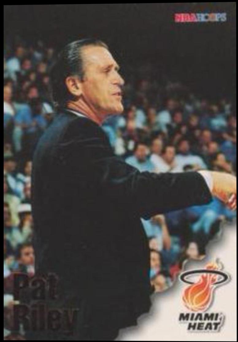 Pat Riley #262 Basketball Cards 1996 Hoops