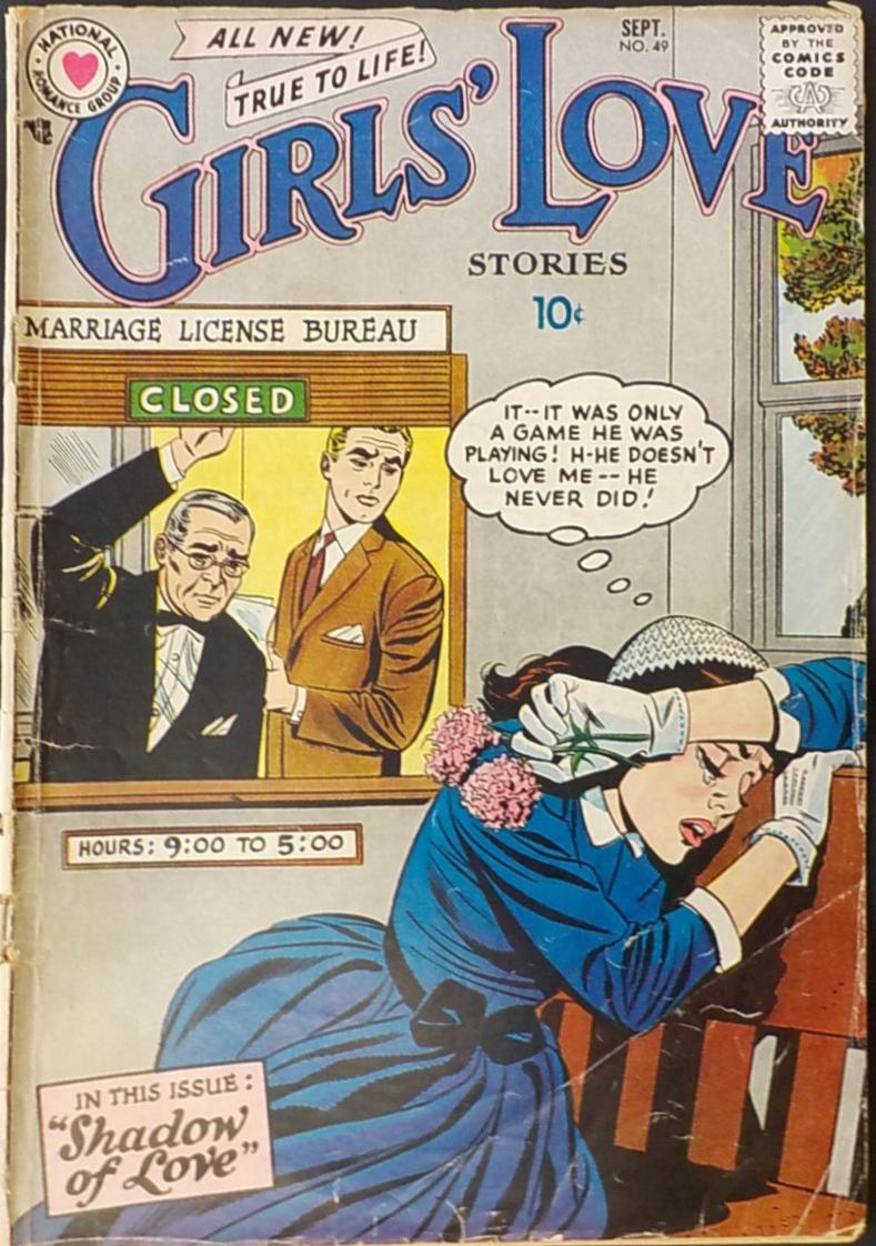 Girls' Love Stories #49 (1957) Comic Books Girls' Love Stories