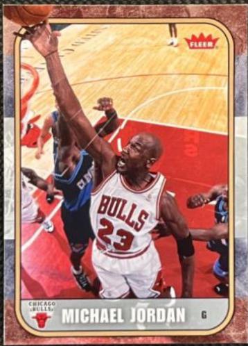 Michael Jordan #64 Basketball Cards 2007 Fleer Jordan Box Set