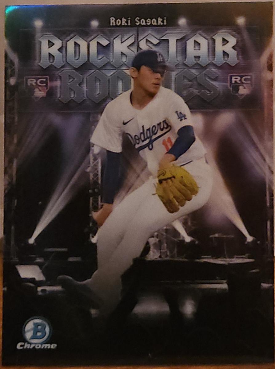Roki Sasaki #RR-20 Baseball Cards 2025 Bowman Rockstar Rookies