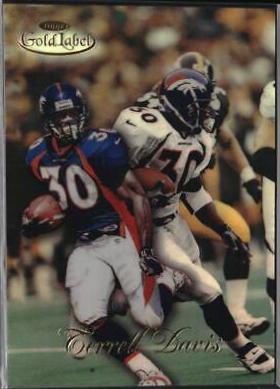 Terrell Davis #10 1998 Topps Gold Label Football