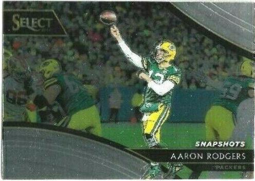 Aaron Rodgers #SN-13 Football Cards 2018 Panini Select Snapshots