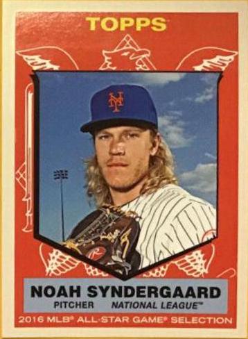 Noah Syndergaard #29 Baseball Cards 2016 Topps Throwback Thursday