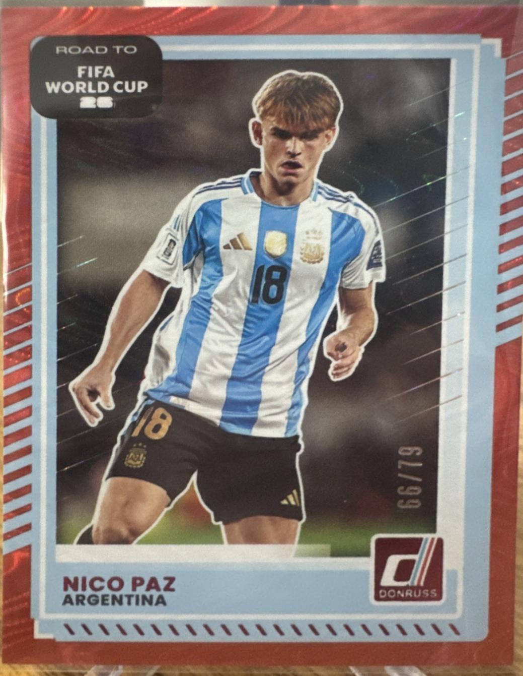 Nico Paz [Red Swirl] #164