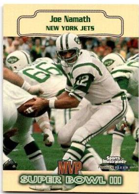 Joe Namath #3 Football Cards 1999 Sports Illustrated