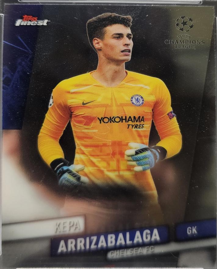 Kepa Arrizabalaga #4 Soccer Cards 2019 Finest UEFA Champions League