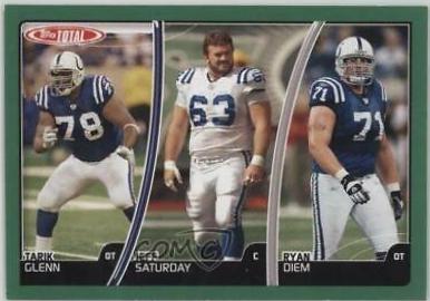 Jeff Saturday, Tarik Glenn, Ryan Diem #47