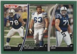 Jeff Saturday, Tarik Glenn, Ryan Diem