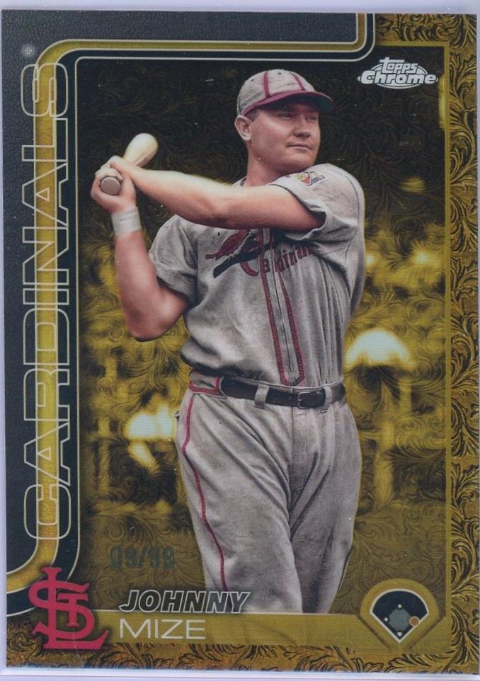 Johnny Mize #182 2025 Topps Gilded Collection Baseball