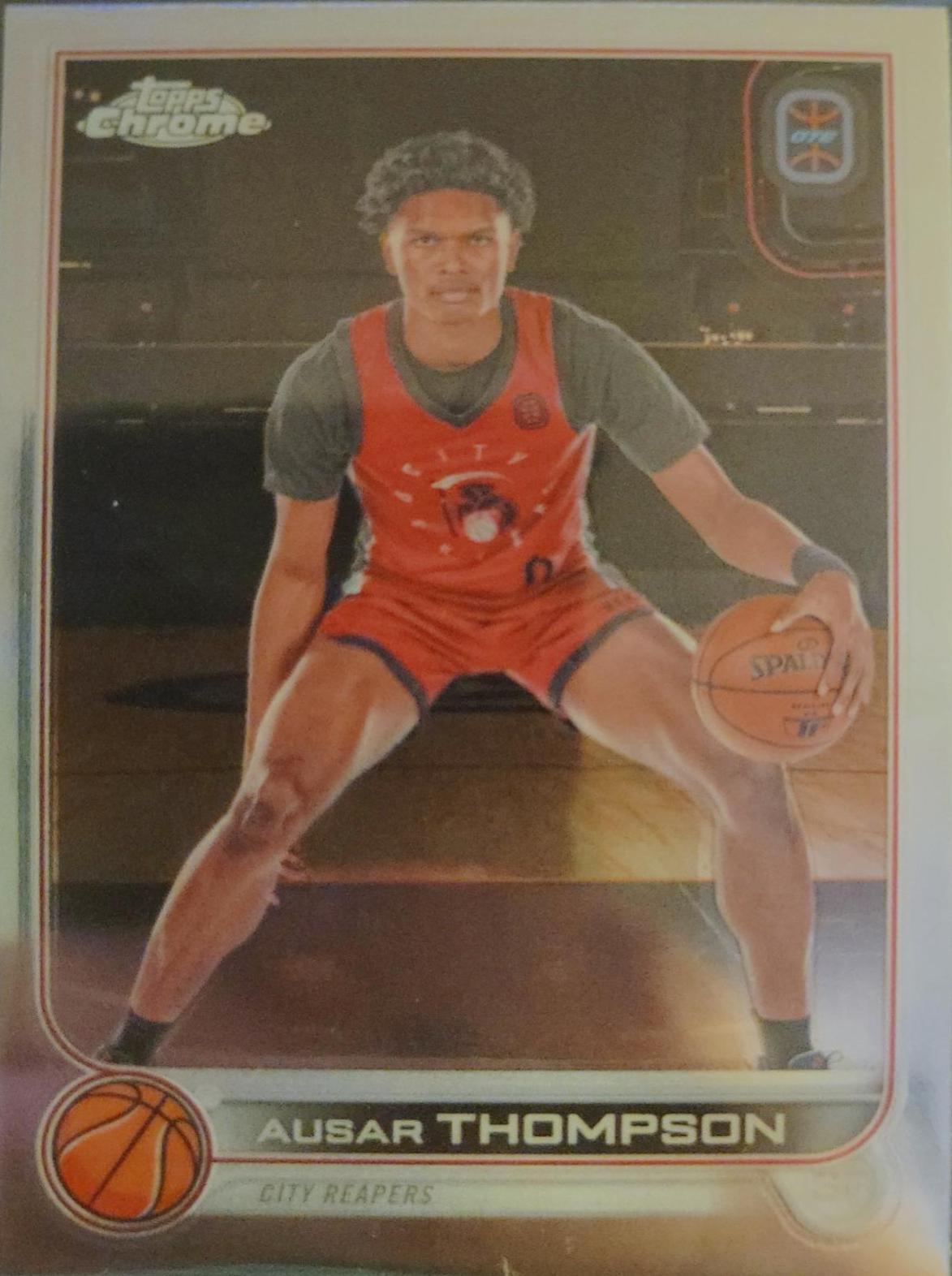 Ausar Thompson #100 Basketball Cards 2022 Topps Chrome OTE Overtime Elite