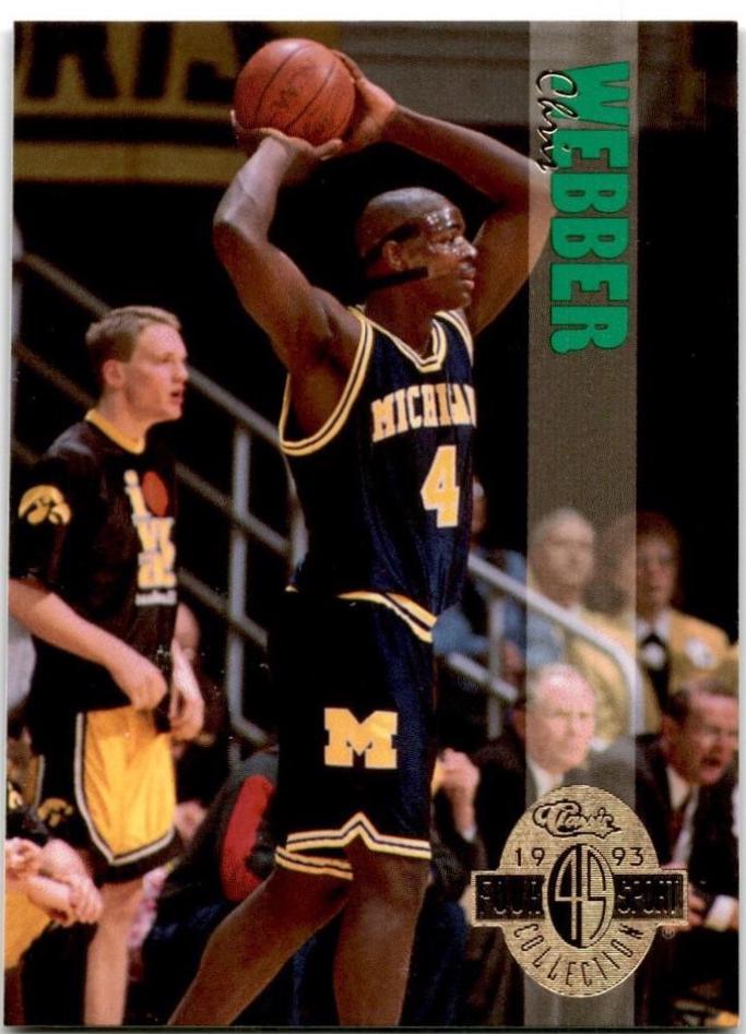 Chris Webber #PR2 1993 Classic Four Sport Basketball