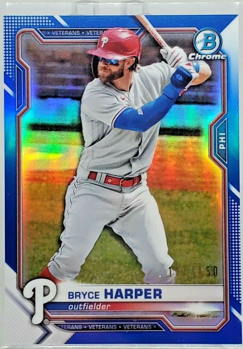 Bryce Harper [Blue Refractor] #96