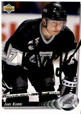 Jari Kurri #218 Hockey Cards 1992 Upper Deck