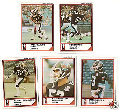 Paul Pearson #3 Football Cards 1984 Jogo CFL