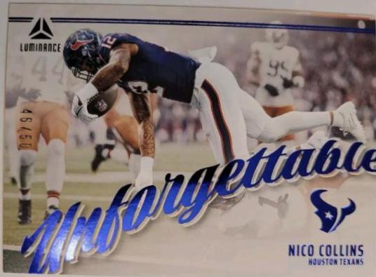 Nico Collins [Blue] #UNF-NCS