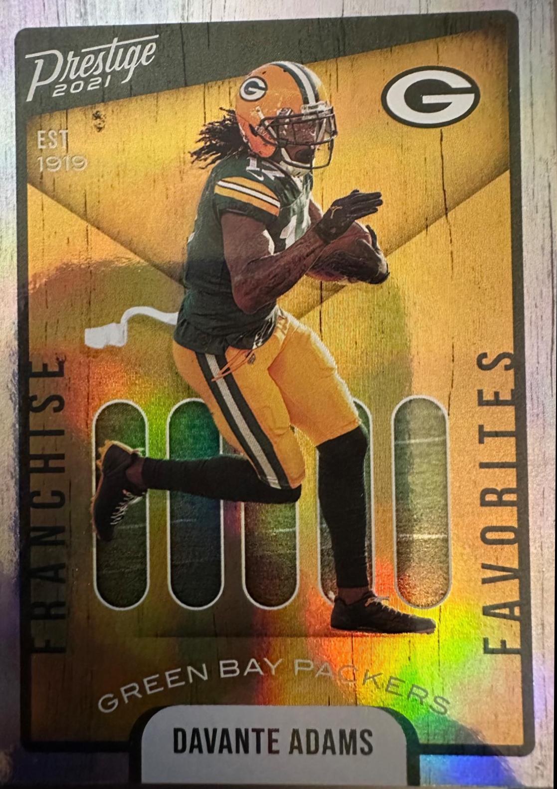 Davante Adams #FF-77 Football Cards 2021 Panini Prestige Franchise Favorites