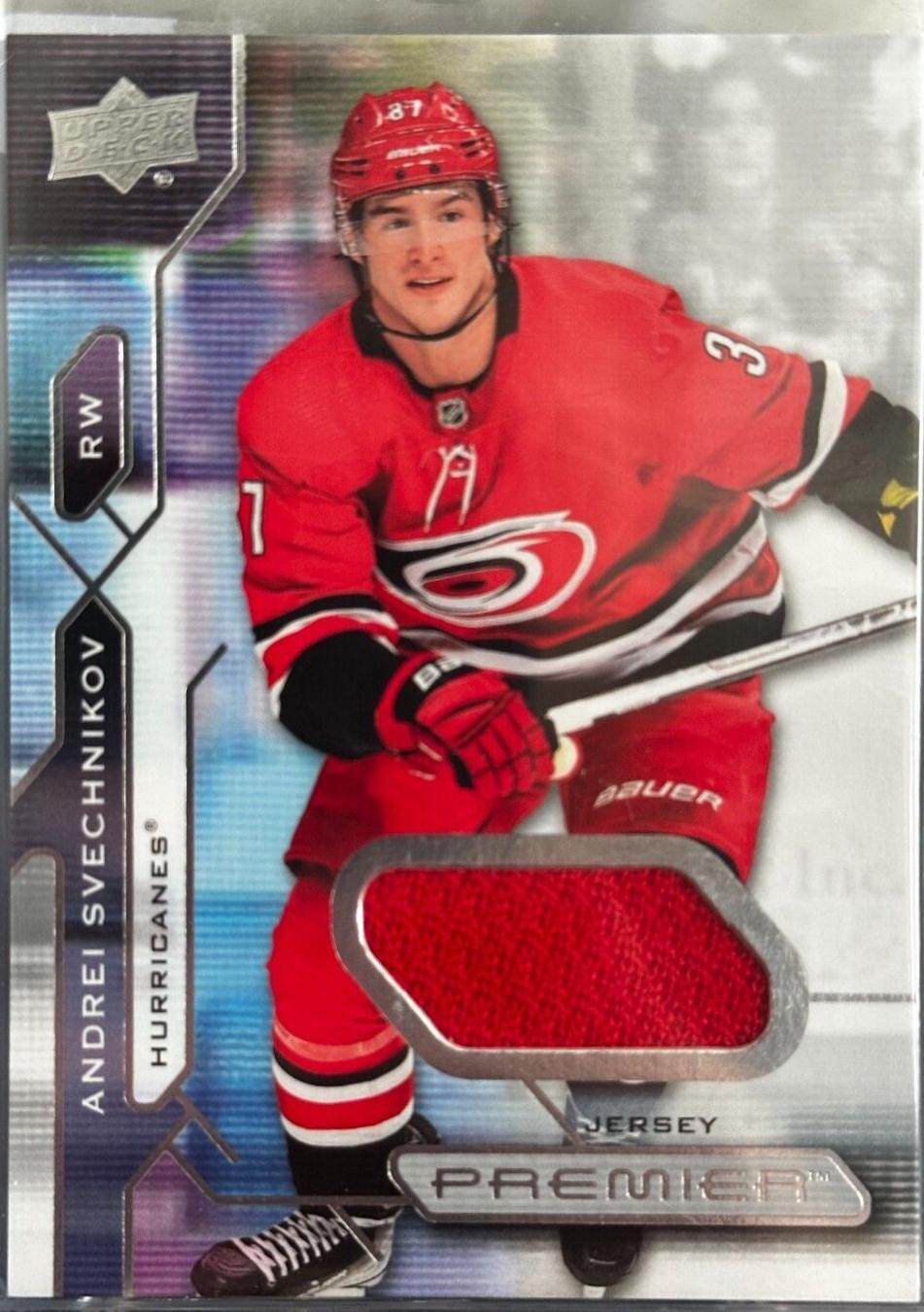 Andrei Svechnikov #5 Hockey Cards 2021 Upper Deck Premier