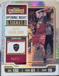 Darius Garland [Opening Night Ticket #29 2023 Panini Contenders Basketball