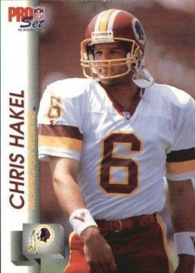Chris Hakel #676 Football Cards 1992 Pro Set