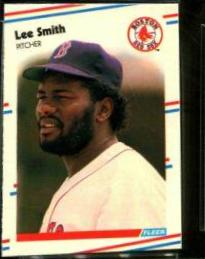 Lee Smith #9 Baseball Cards 1988 Fleer Mini