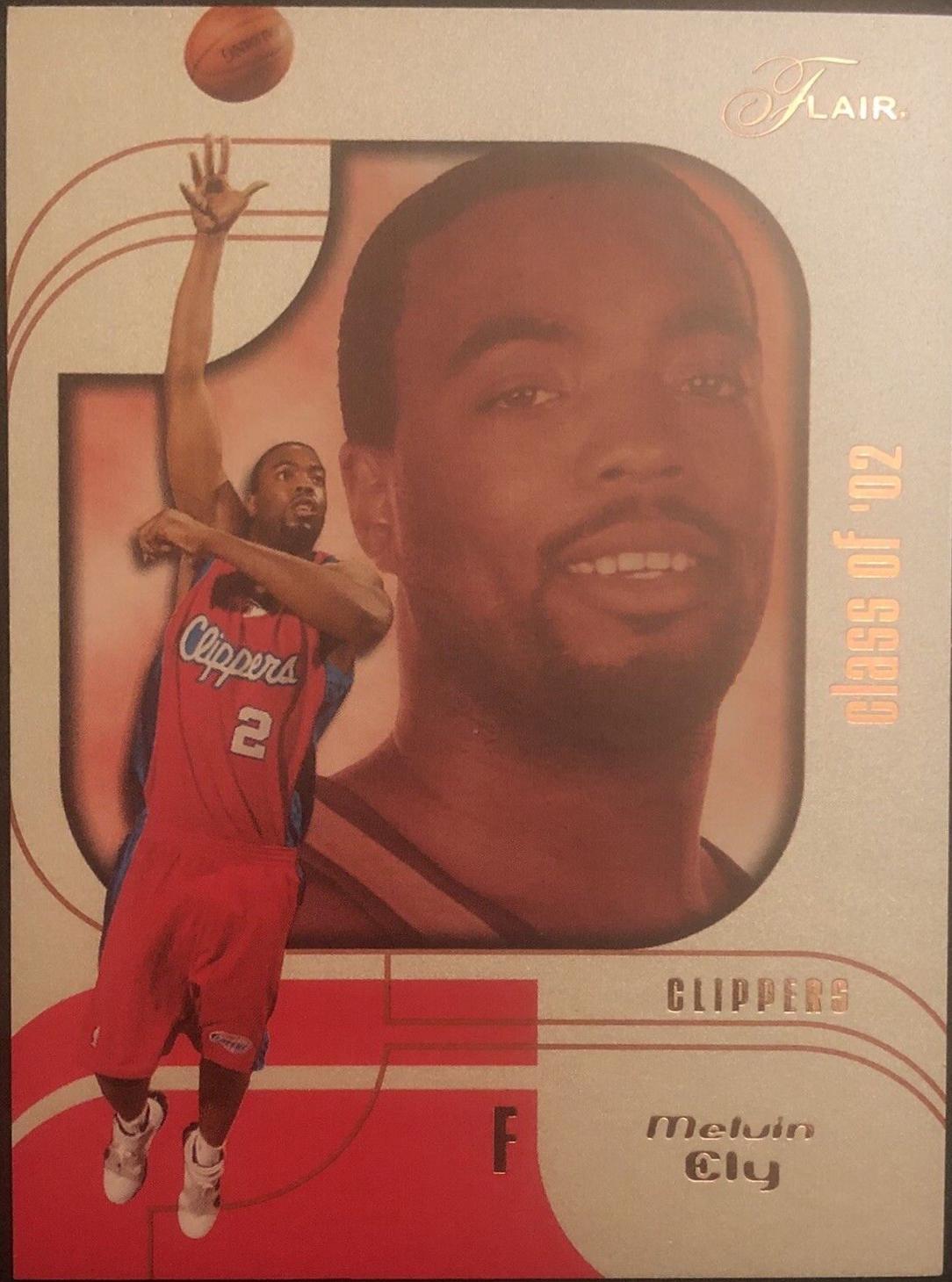 Melvin Ely #104 2002-03 Flair Basketball