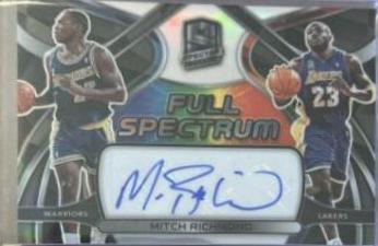 Mitch Richmond #FSS-MRM Basketball Cards 2021 Panini Spectra Full Spectrum Signatures