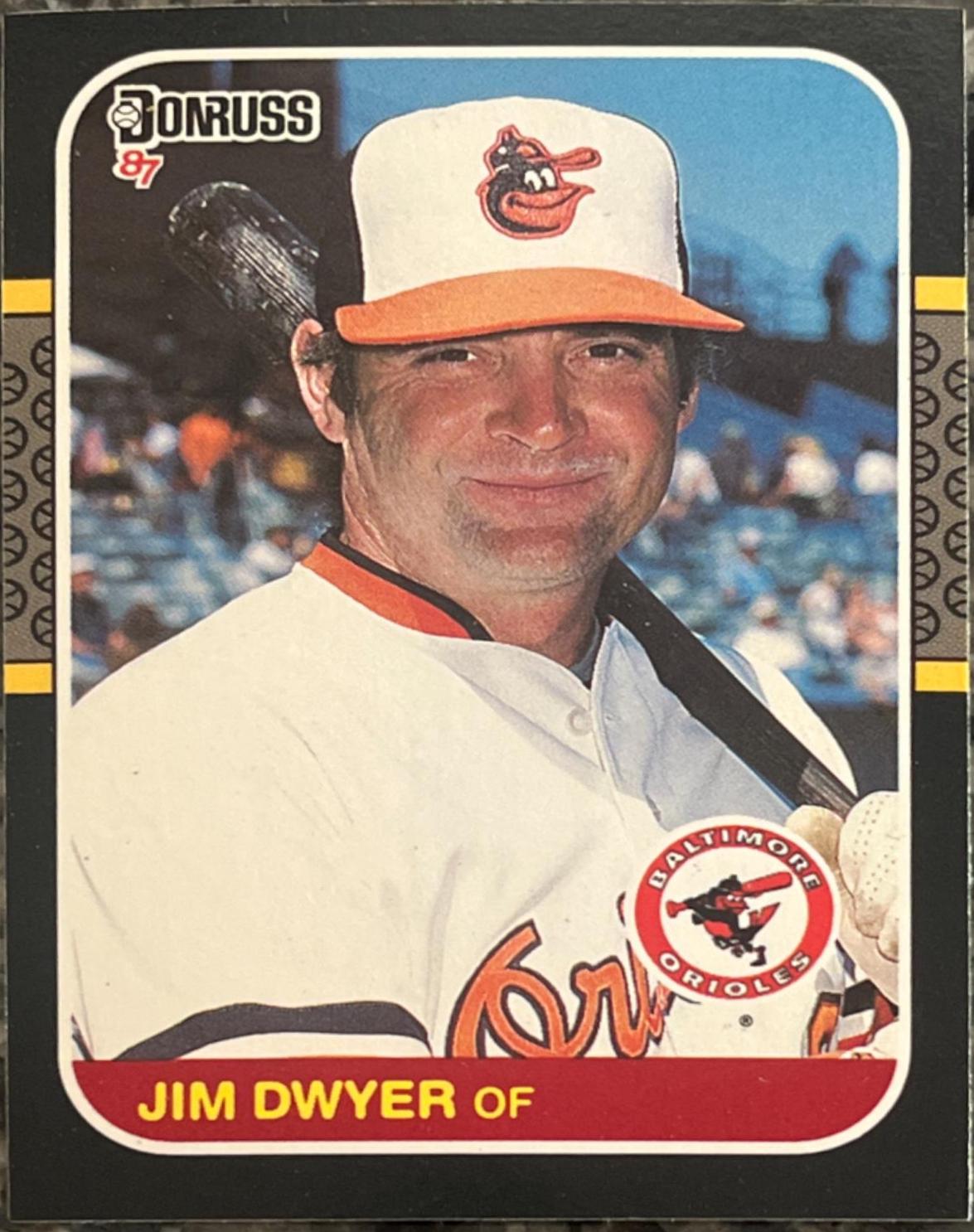 Jim Dwyer #418 Baseball Cards 1987 Donruss