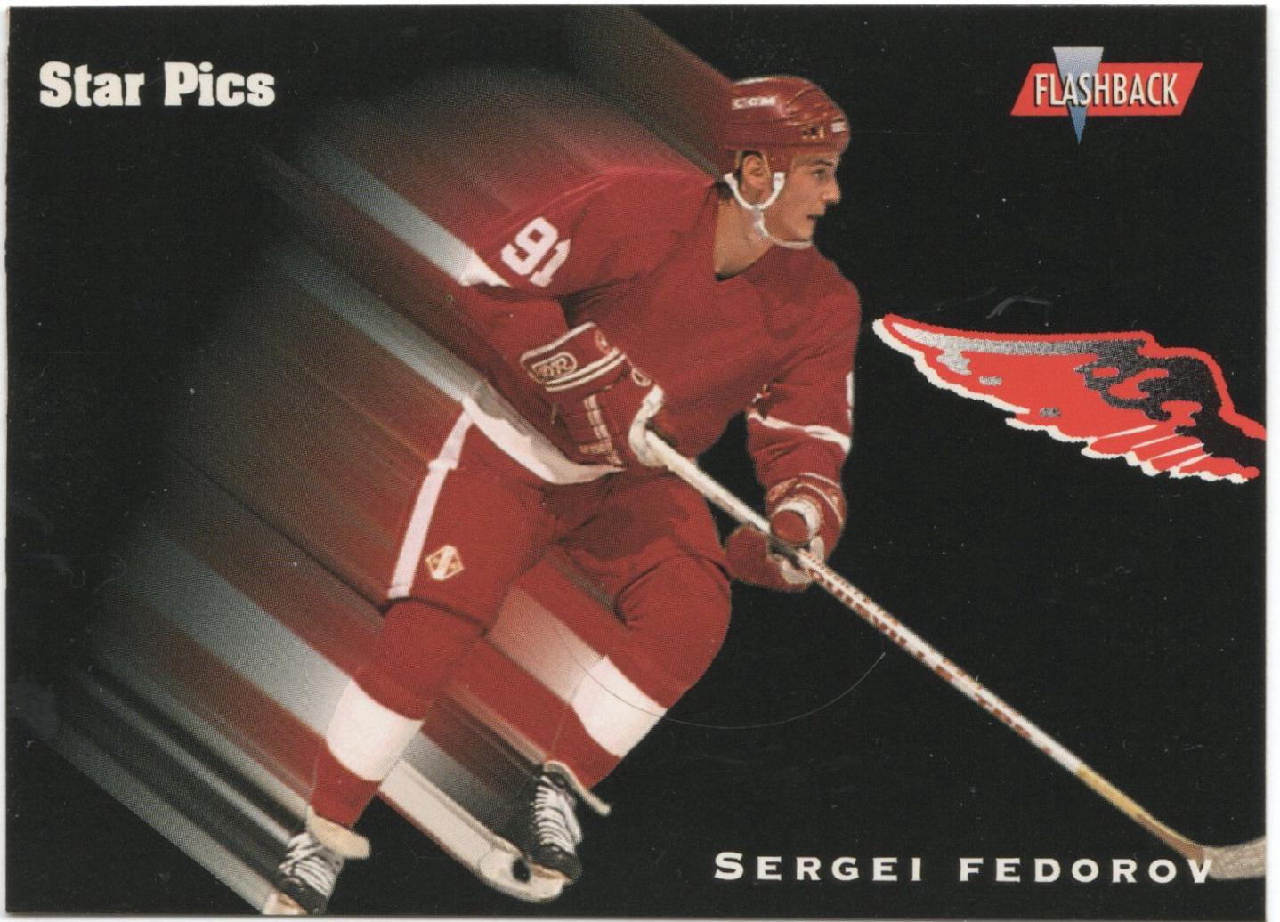 Sergei Fedorov #30 Hockey Cards 1991 Star Pics