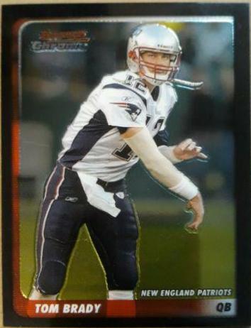 Tom Brady #14 Football Cards 2003 Bowman Chrome