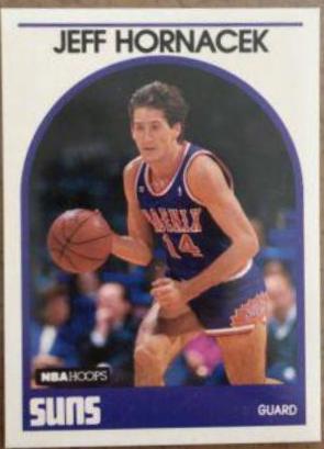 Jeff Hornacek #229 Basketball Cards 1989 Hoops