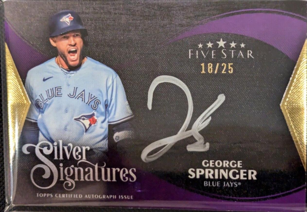George Springer [Purple] #SS-GS