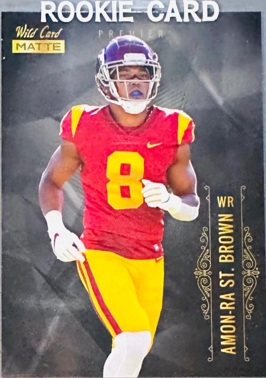 Amon-Ra St. Brown #MBC-58 Football Cards 2021 Wild Card Matte