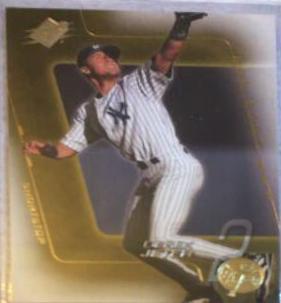 Derek Jeter #37 Baseball Cards 2001 Spx
