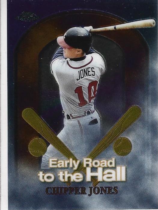 Chipper Jones #ER6 Baseball Cards 1999 Topps Chrome Early Road to the Hall