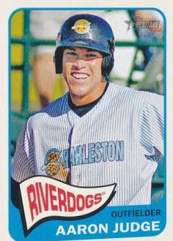 Aaron Judge #175 Baseball Cards 2014 Topps Heritage Minor League