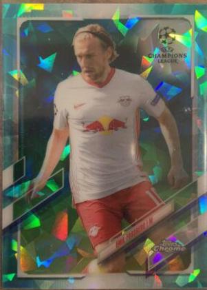 Emil Forsberg #7 Soccer Cards 2020 Topps Chrome UEFA Champions League Sapphire