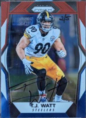 T.J. Watt [Red White Blue Prizm] #RA-TJ