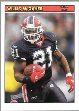 Willis McGahee #1 Football Cards 2005 Bazooka